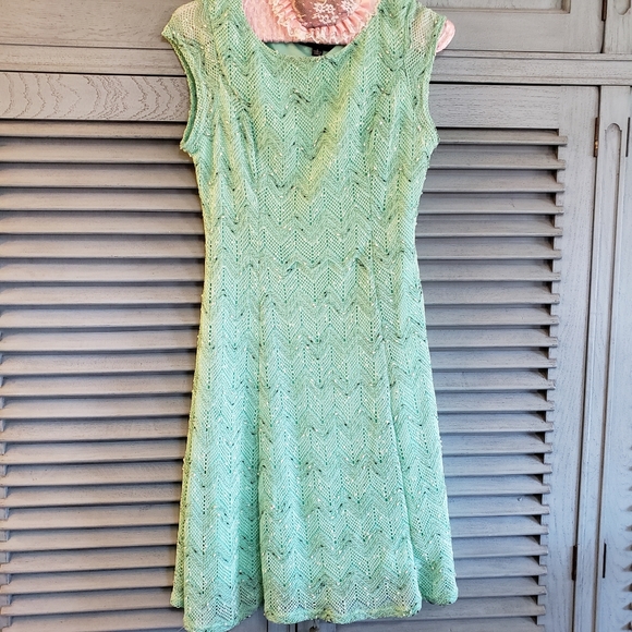 sharagano green dress Sharagano | Dresses | Sharagano Womens Mint Green Dress Size 6